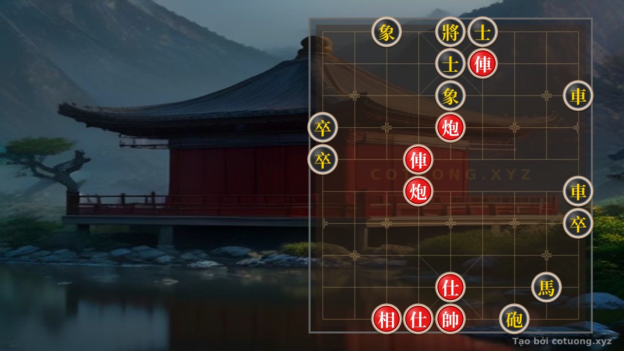 Thế cờ: Decoding the Xiangqi Position: 2Rooks 2Cannons 2Bishops 2Elephants vs. 2Rooks Cannon Horse 3Pawns 2Bishops 2Elephants - Extremely Deep and Elegant — Cờ Tướng Online