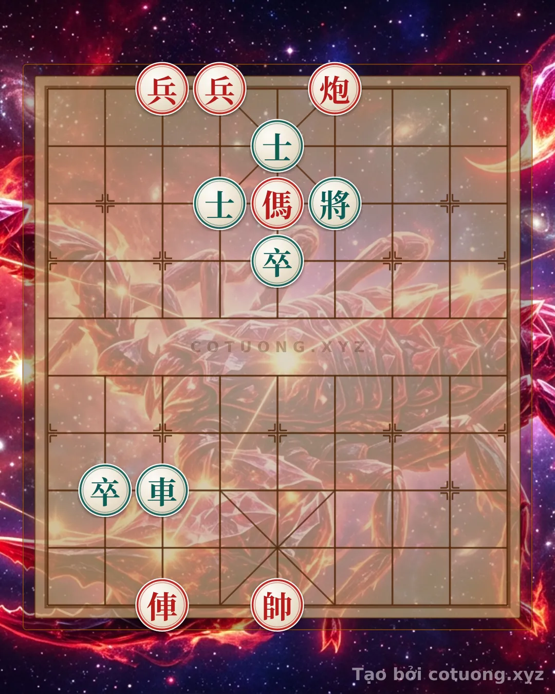 Challenge: Xiangqi: Strategy for Exploiting the Black Chariot on File 3 in the Double Horse Formation - Optimal Tips for the Red Army - Can you solve it?