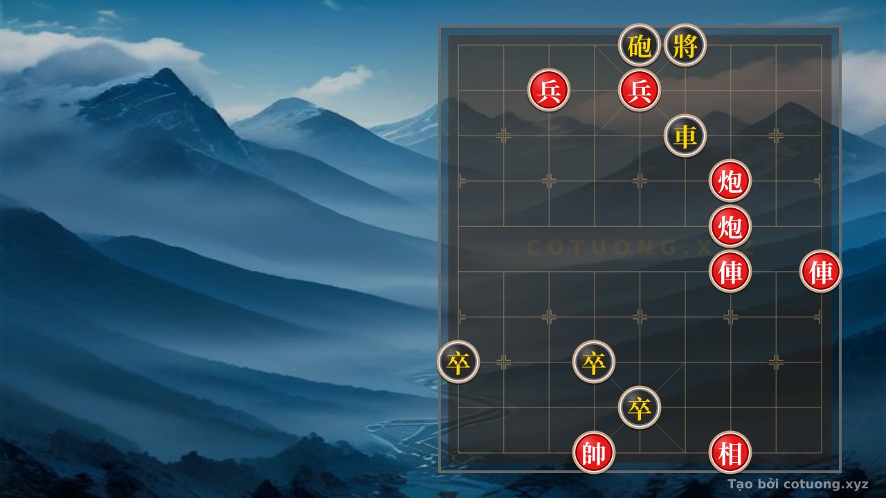 Thế cờ: The Hidden Secrets of the Jianghu Chessboard: When Two Red Chariots and Two Cannons Intertwine Like Swords Piercing the Black General — Cờ Tướng Online