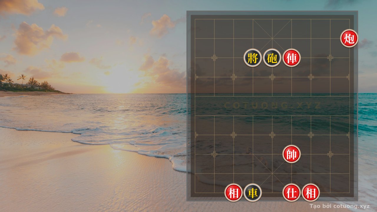 Thế cờ: Xiangqi Tips: Rook Cannon Advisor 2 Bishops vs. Rook Cannon - Optimal Strategy — Cờ Tướng Online