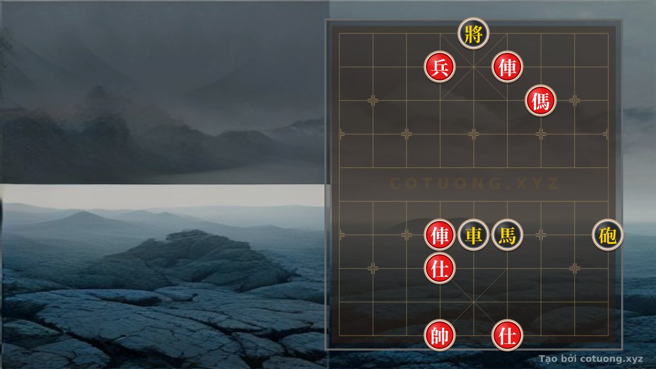 Thế cờ: The Subtle Trap: Red Chariot Directly Attacks Black Cannon - Level 1/10 — Cờ Tướng Online