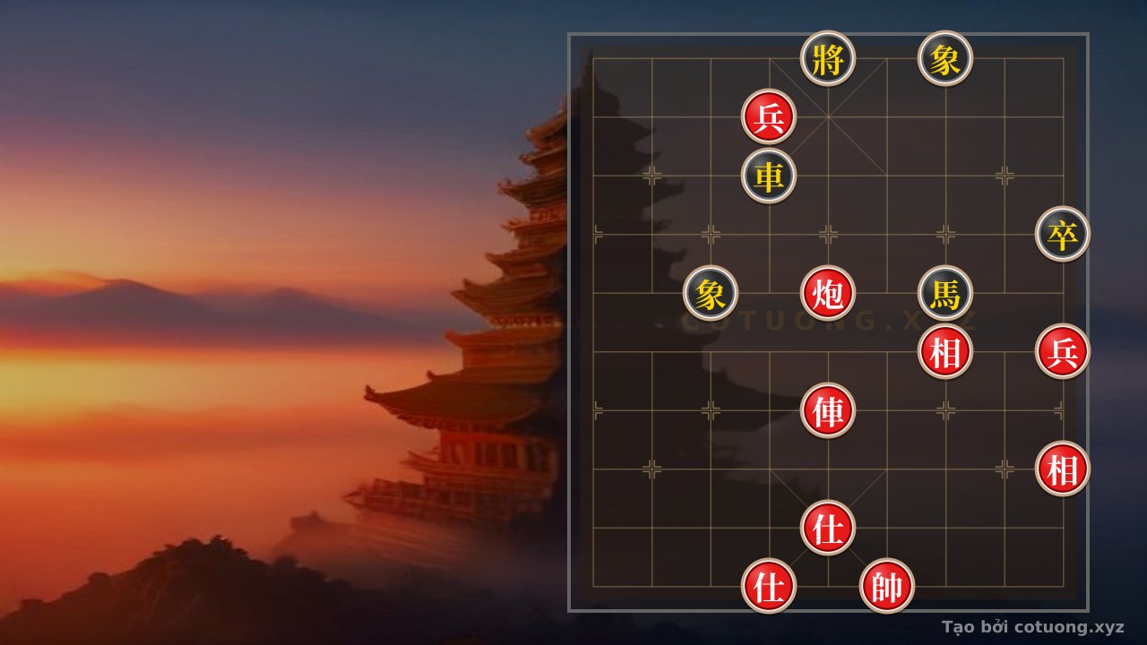 Thế cờ: Classic Checkmate Strategy: Rook Cannon 2Pawns 2Advisors 2Bishops vs. Rook Horse Pawn 2Bishops - Red Must-Memorize Tactics — Cờ Tướng Online
