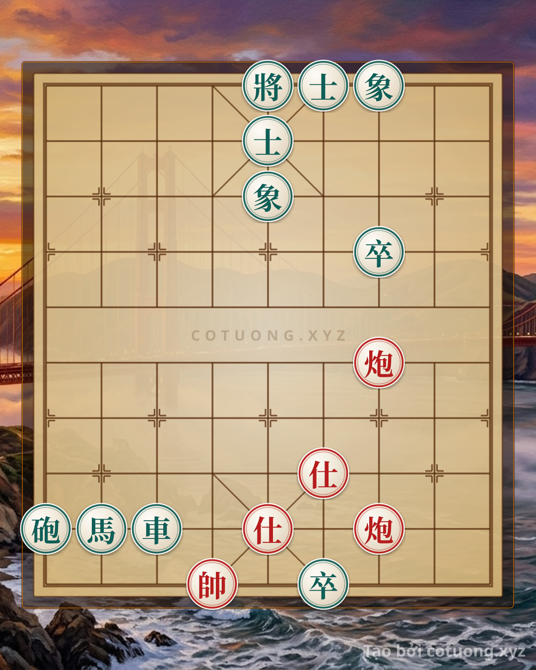 Challenge: Xiangqi Showdown: Red's Bold Moves, Black's Counterattacks - Can you solve it?