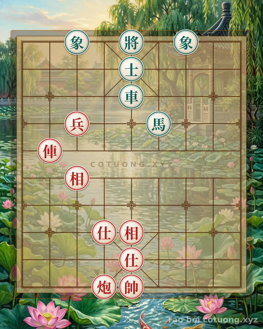 Thử Thách: Bí kíp 'Xe Đâm Thẳng' trong thế cờ Tượng Đen lộ 3: Chiến thuật phòng ngự và phản công cho quân Đỏ - Bạn có thể giải được?