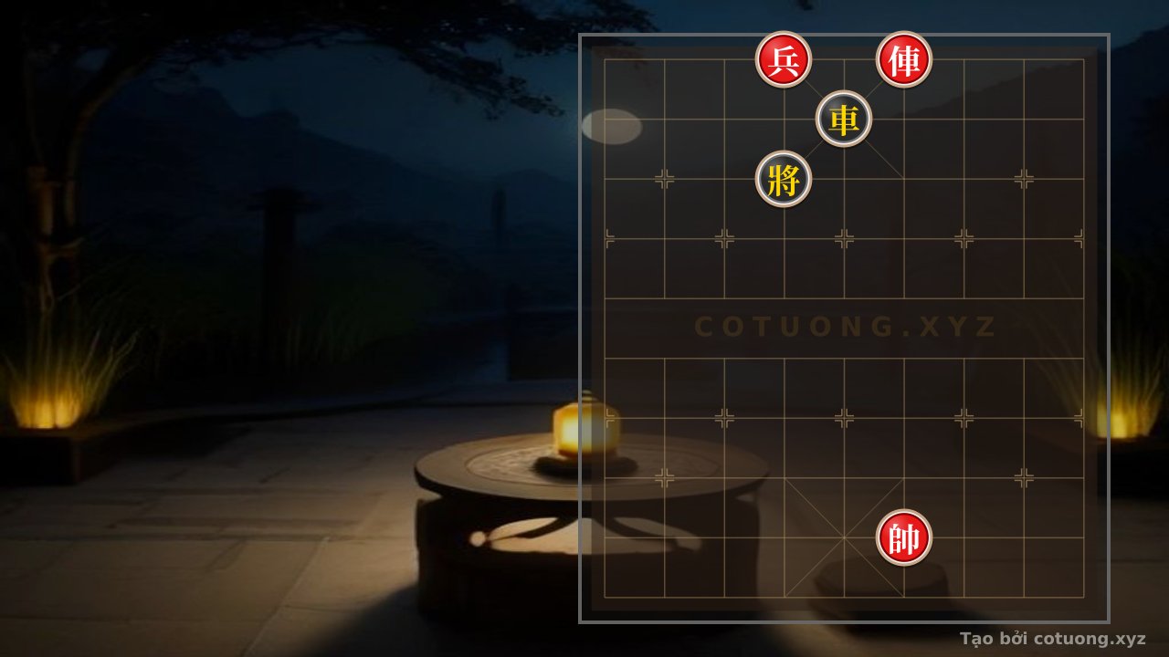 Thế cờ: Xiangqi: Strategy to Defeat the Black Chariot with Pawn and Chariot — Cờ Tướng Online
