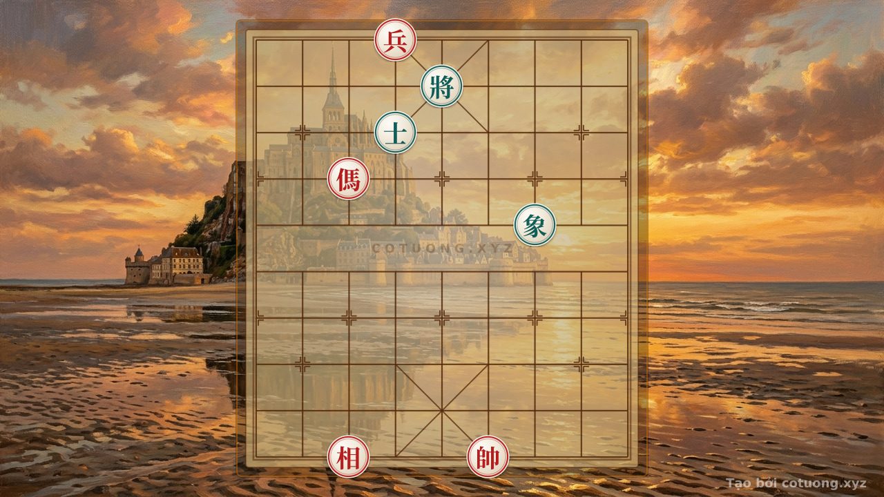 Thế cờ: Red General's Awakening - When the Horse at 7th File 7th Rank is Ready to 'Break Open' the Black Cannon's Position! — Cờ Tướng Online