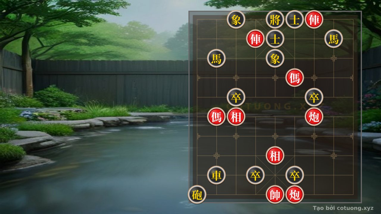 Thế cờ: Xiangqi (Chinese Chess): Double Black Horse Counterattack Trap - Strategy for Strong Red Attack — Cờ Tướng Online