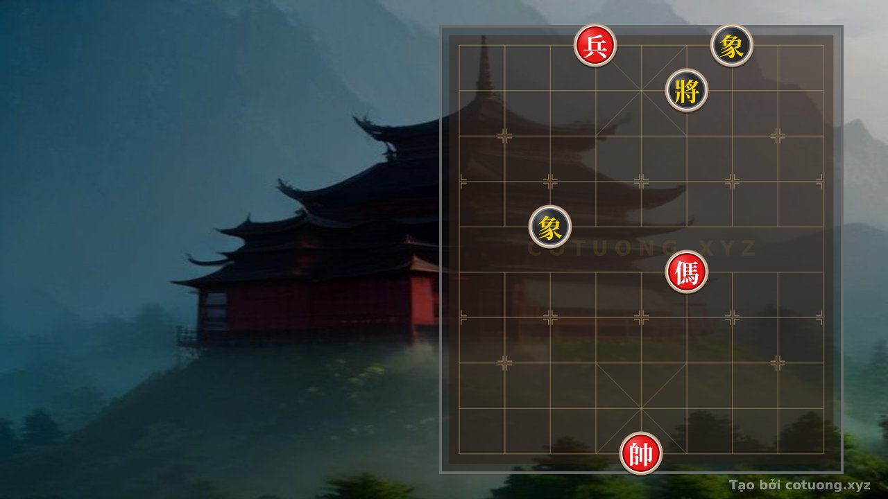 Thế cờ: Red Pawn at File 6, Rank 10: Defensive Tactics for the Red General in the 'Black Elephants Interlock' Position — Cờ Tướng Online