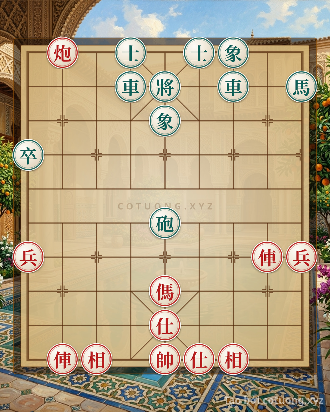 Challenge: Red Cannon on File 8, Rank 10: High-Speed Checkmate Tactics in Xiangqi - Can you solve it?