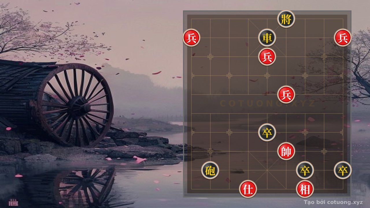 Thế cờ: General's Gambit: A Thrilling Xiangqi Position with the Black Rook and Black Cannon — Cờ Tướng Online