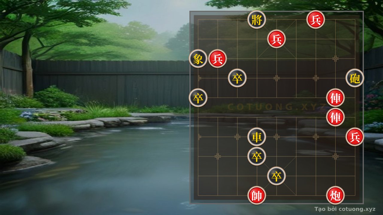 Thế cờ: Xiangqi: Defense Against Red Rook's Escape — Cờ Tướng Online
