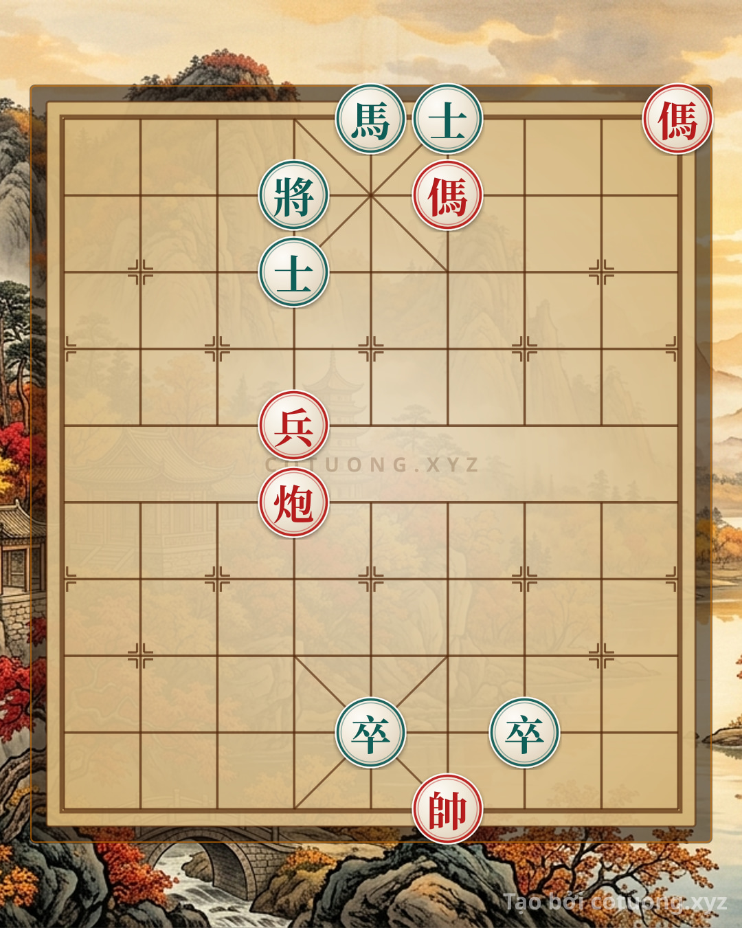 Challenge: Song Horse Counterattack: The Ruthless Strategy of Red Before the Black Cannon Fortress - Best Xiangqi Online - Can you solve it?