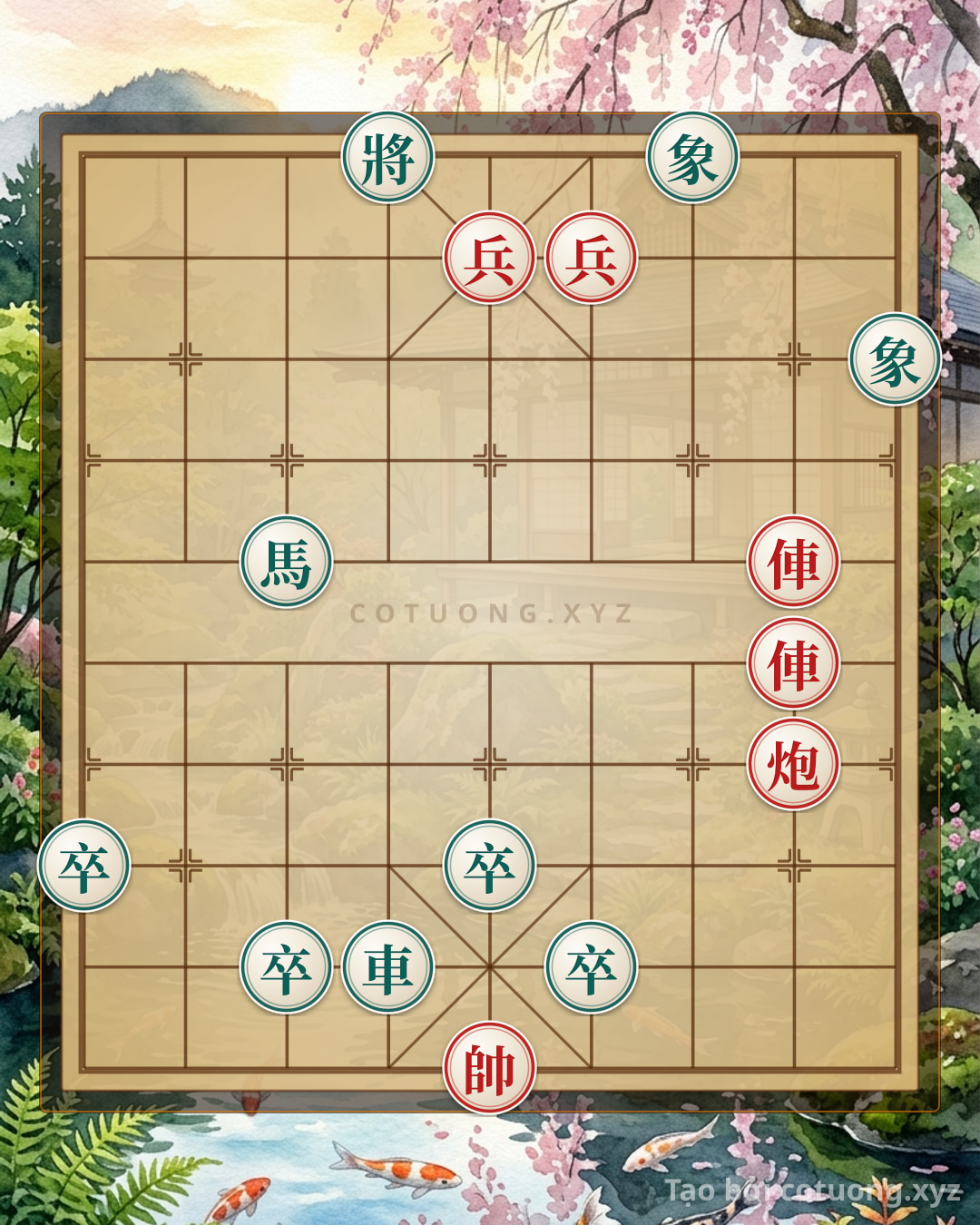 Challenge: Xiangqi: Red Strategy - Rook's Straight Thrust, Cannon's Empty Slash - Can you solve it?