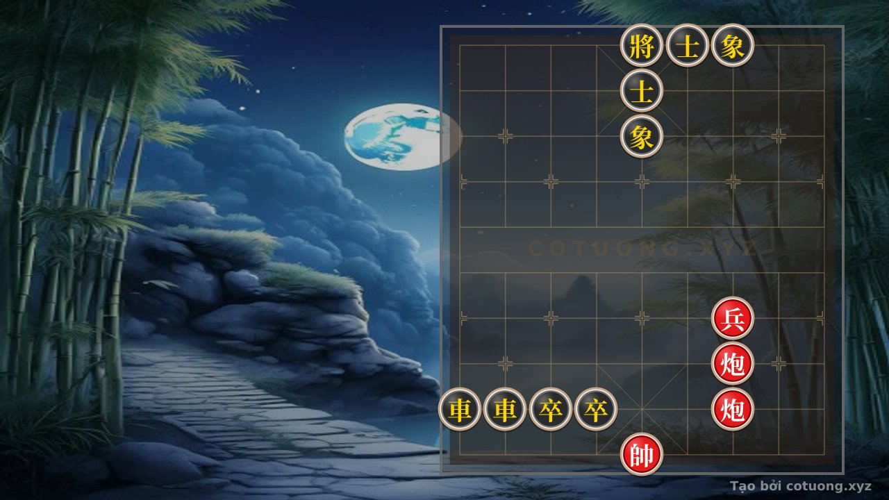 Thế cờ: Xiangqi: How Black Defends Against Red's 3rd File Rook and 2nd File Cannon? — Cờ Tướng Online