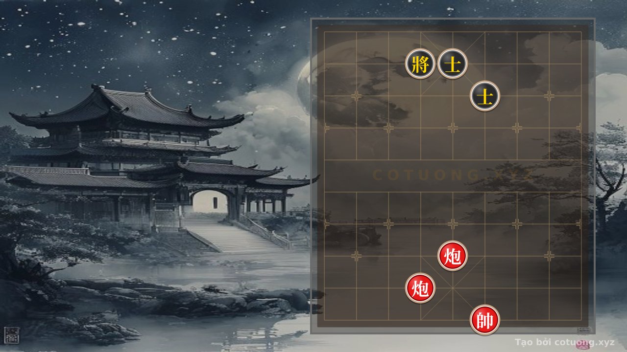 Thế cờ: Xiangqi Opening: Red Cannon Attacks Black Advisor — Cờ Tướng Online