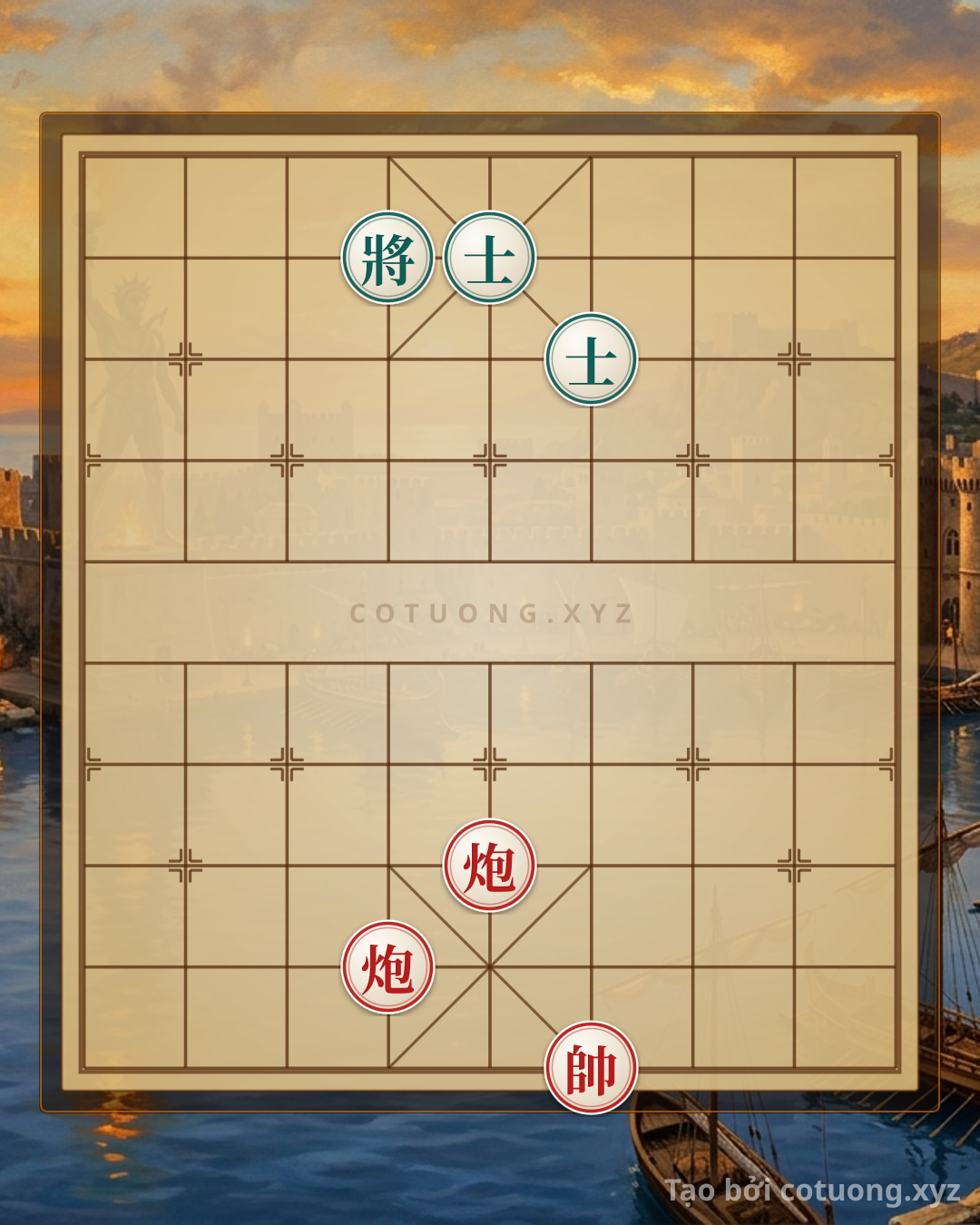 Challenge: Xiangqi Opening: Red Cannon Attacks Black Advisor - Can you solve it?
