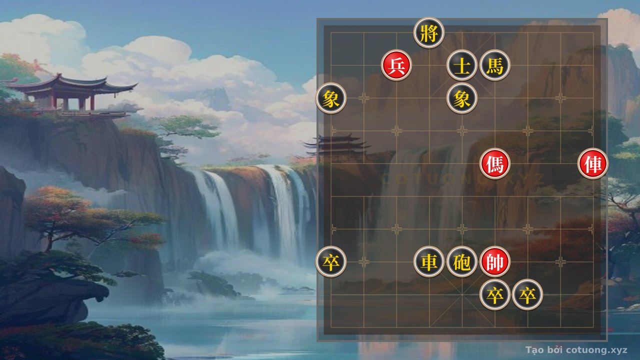 Thế cờ: Xiangqi Master's Secret: Rook Horse Chariot vs. Cannon Horse 3 Pawns - The 'False Bamboo' Strategy to Reverse the Game — Cờ Tướng Online