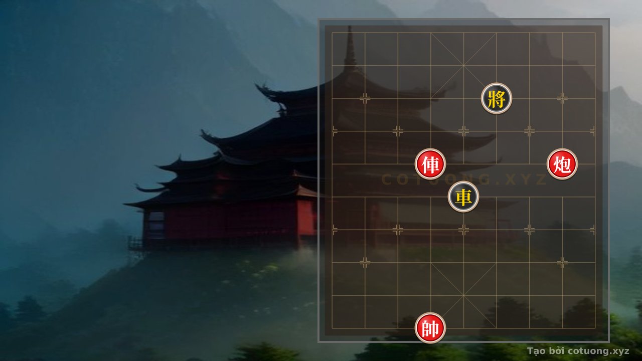 Thế cờ: Red General: The Shortest Path to Checkmate from the Black Chariot-Cannon Formation — Cờ Tướng Online