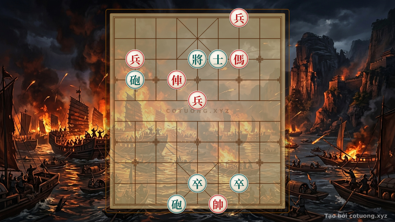 Thế cờ: 'Empty Cannon Trap' – Xiangqi (Chinese Chess) Puzzle 6/10 Reveals Hidden Talent — Cờ Tướng Online