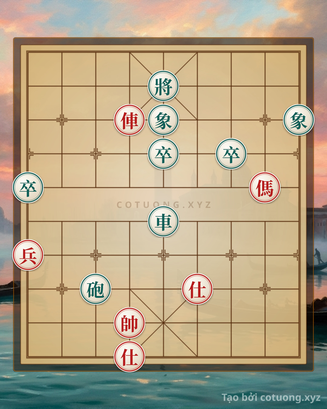 Challenge: The Secret of the 'King's Reveal' Position: The Red Chariot Alone Amidst the Flames, the Black Cannon Lurking - Psychological Tactics for Bold Players - Can you solve it?