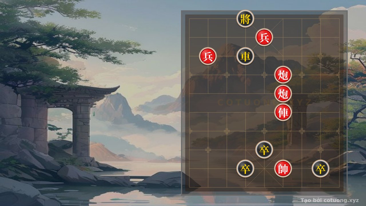 Thế cờ: Xiangqi: Bloody Tactics with Red Chariot and Red Cannon — Cờ Tướng Online