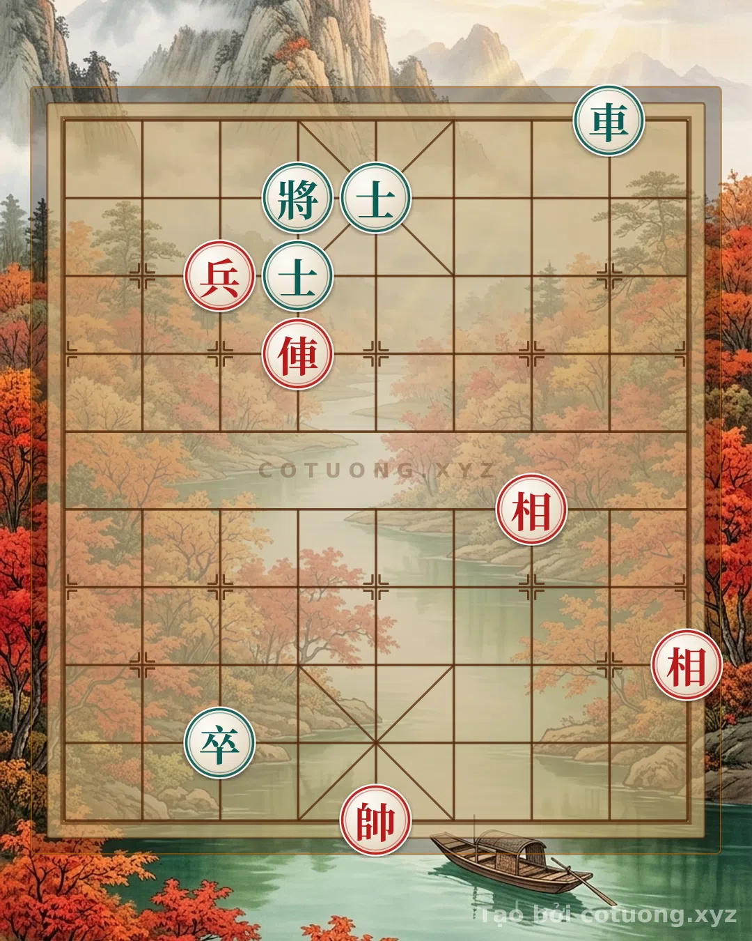 Challenge: The Ten Absolute Traps: When the Red Rook Sacrifices the Pawn in a Mystical Xiangqi - Can you solve it?