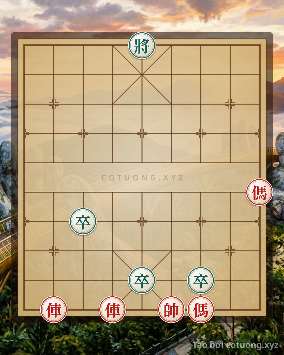 Challenge: Song Mã Đánh Chốt: The Red Strategy That Defeats Black's Isolated Fortress in 3 Moves - Can you solve it?