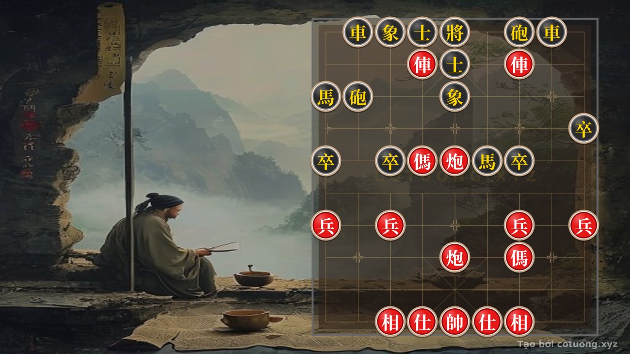 Thế cờ: Cờ Tướng: Chiến Thuật Phòng Ngự Đen - Bí Kíp Hóa Giải Song Mã Giao Chân — Cờ Tướng Online