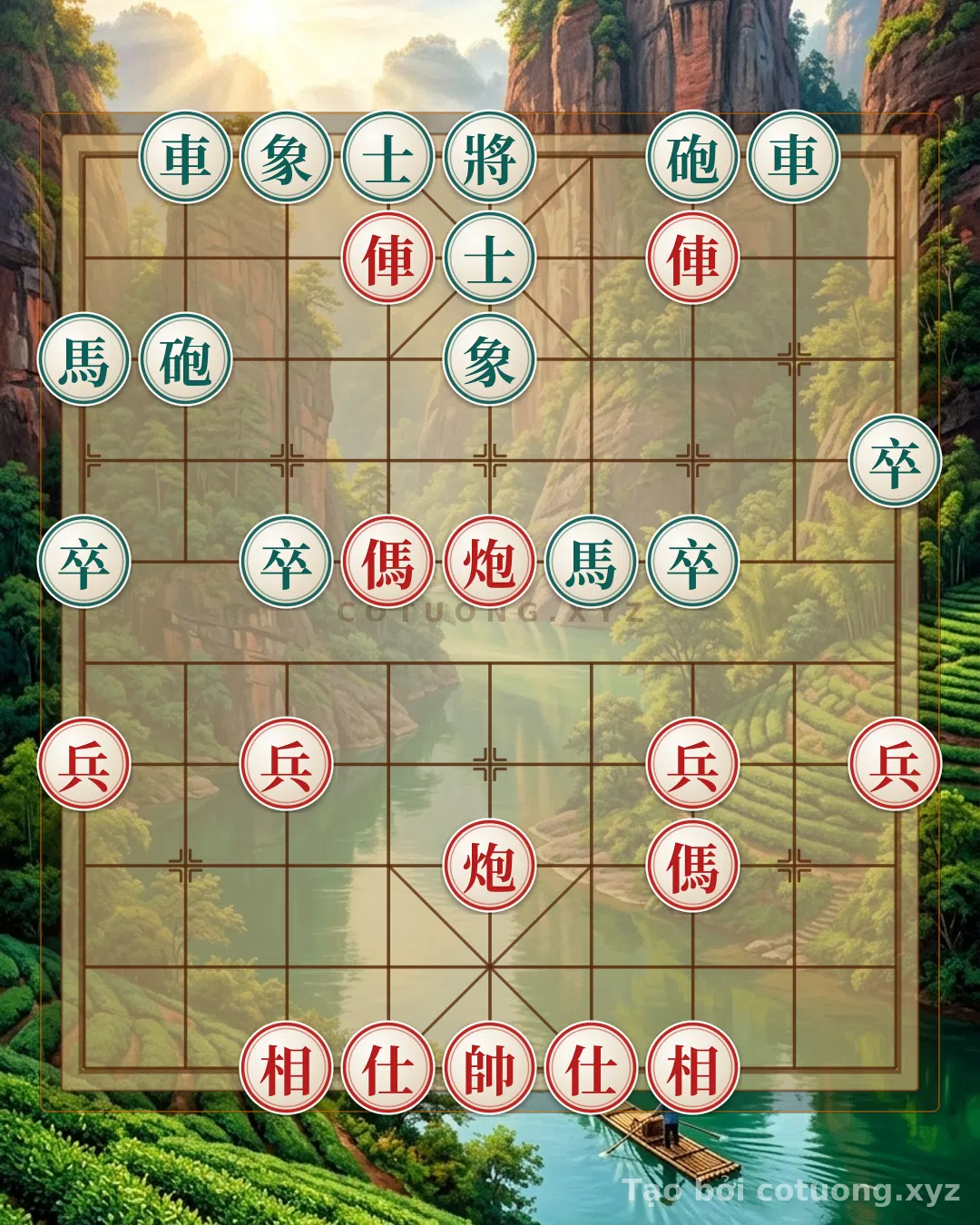 Thế cờ: Xiangqi: Defensive Tactics for Black - The Secret to Countering Double Horse Legs — Cờ Tướng Online