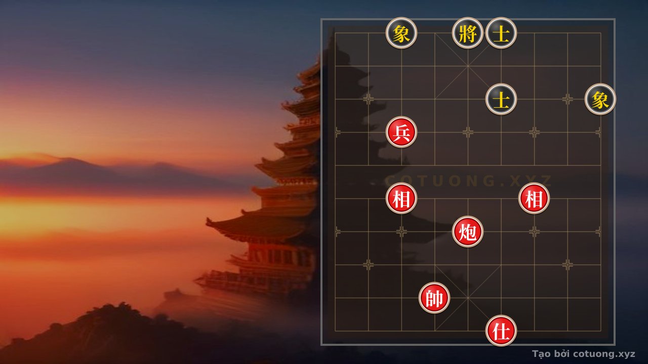 Thế cờ: Brutal Tactics: Red Cannon Retreats to 7-4 - Killing Move — Cờ Tướng Online
