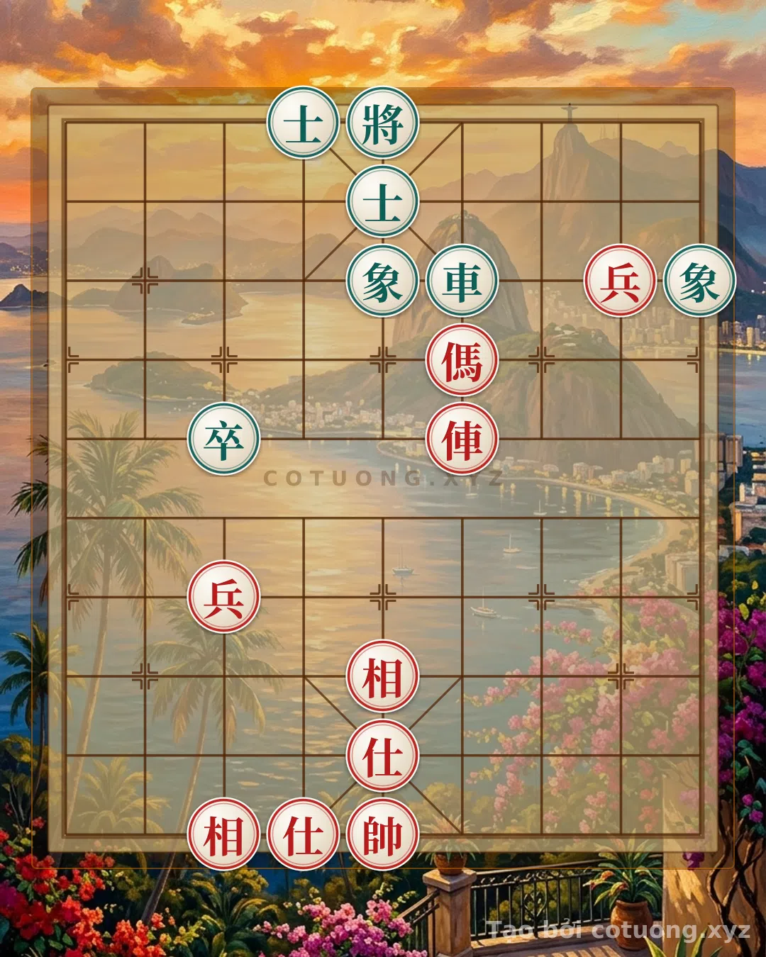 Thử Thách: Thế Cờ Tướng: Đỏ Chiếm Trọng, Đen Phòng Ngự Bền Lòng - Bí Kíp Chiến Thuật Cấp Cao - Bạn có thể giải được?