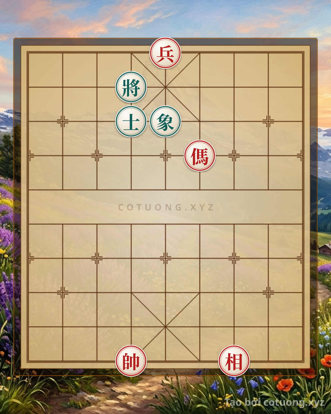 Challenge: Xiangqi: Black's Trap with Red Pawn on File 5 Rank 10 - Can you solve it?