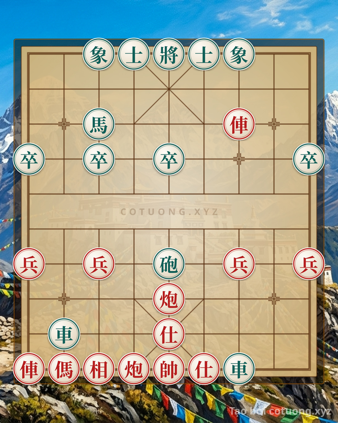 Challenge: Endgame Scenario: 2 Chariots, 2 Cannons, 1 Horse, 4 Pawns, 2 Advisors, 2 Elephants vs. 2 Chariots, 1 Cannon, 1 Horse, 4 Pawns, 2 Advisors, 2 Elephants - Extremely Profound - Can you solve it?