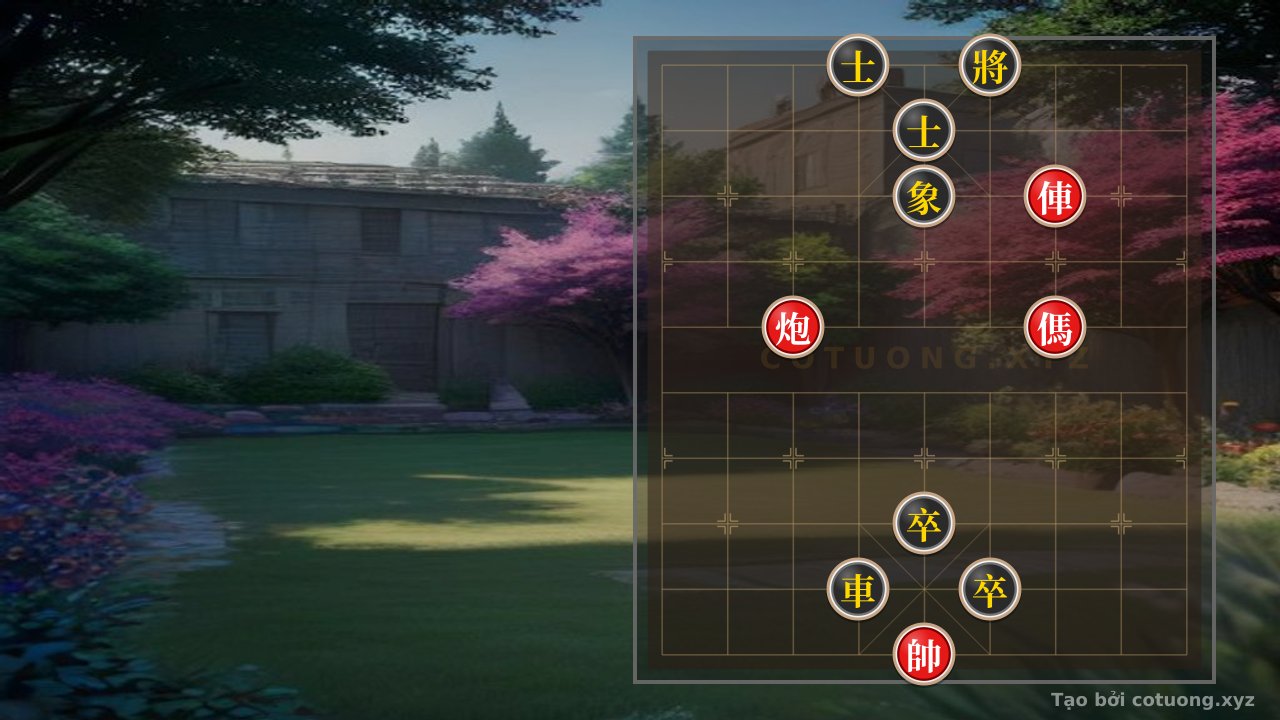 Thế cờ: Red Cannon Hits Black Advisor: Breakthrough Counterattack Strategy in Xiangqi — Cờ Tướng Online