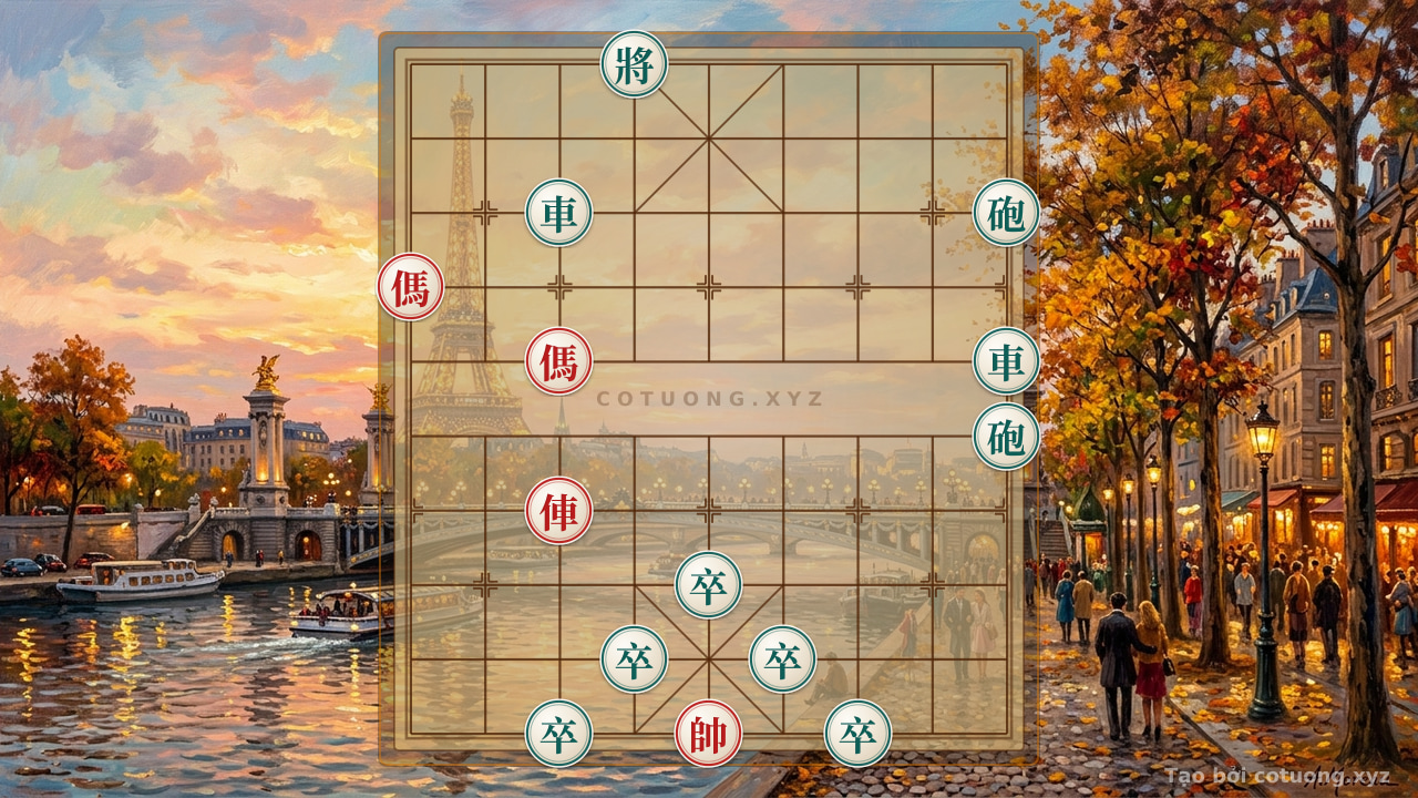 Thế cờ: Modern Xiangqi (Chinese Chess) Strategy: Cannon Trap and Chariot Thrust — Cờ Tướng Online