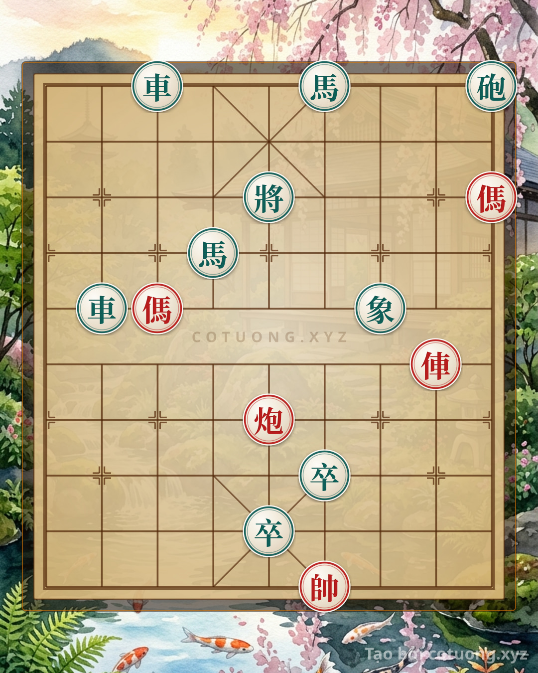 Thế cờ: 'Red General' Advances: 