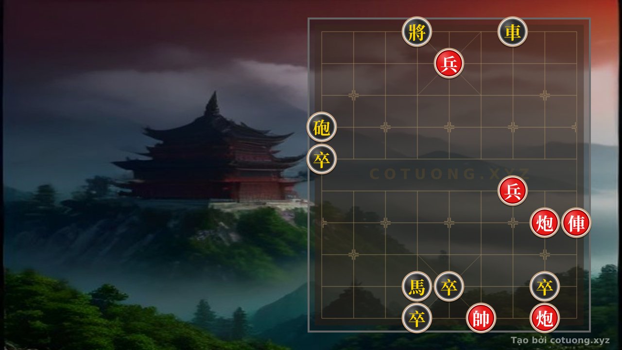 Thế cờ: The Empty Cannon Trap: Red's Direct Attack and Instant Death — Cờ Tướng Online