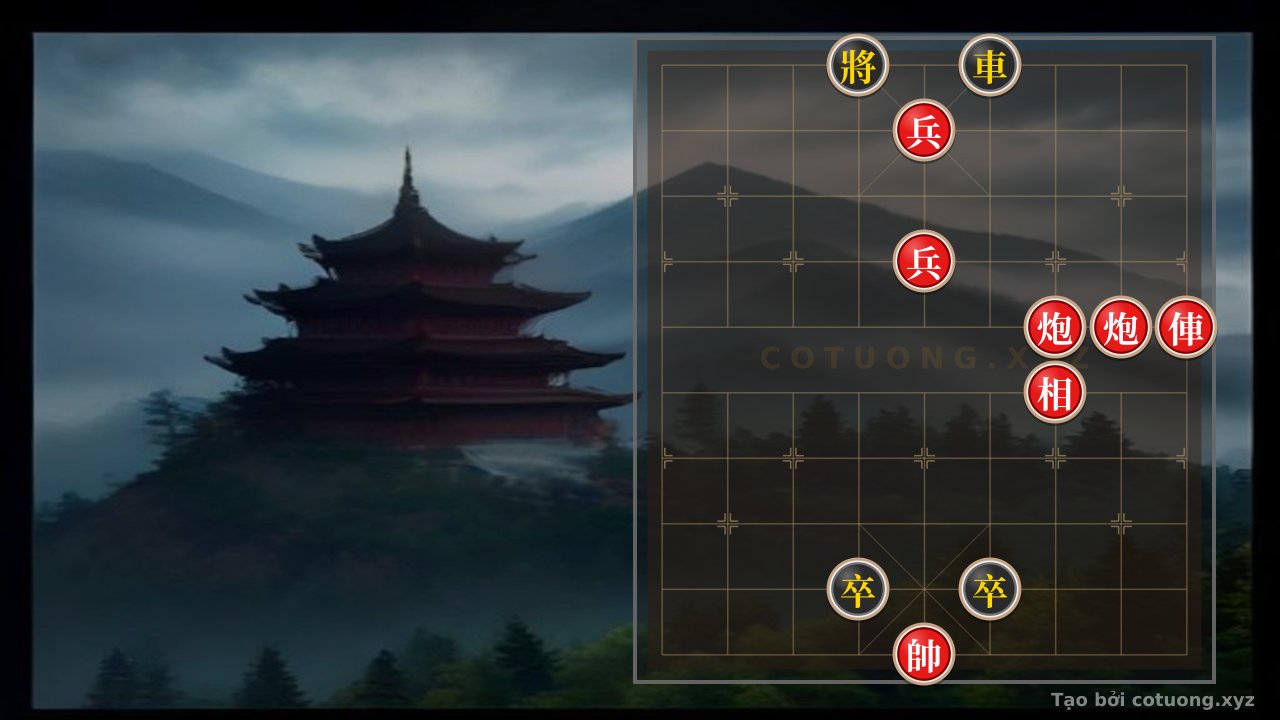 Thế cờ: Pháo Trống Đâm Thọc: 