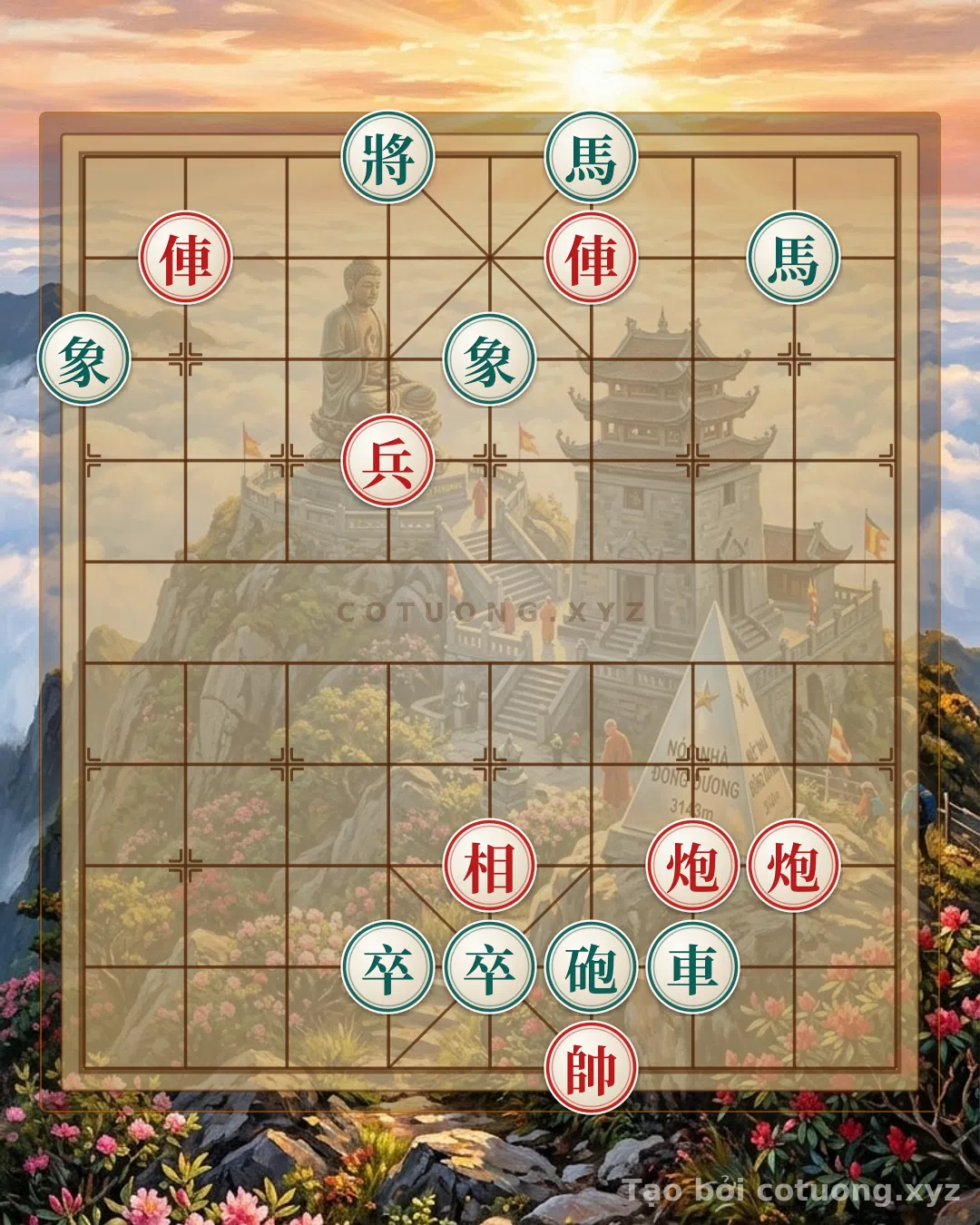 Thế cờ: The Secret to Solving the Jianghu Chess Formation: 2 Chariots 2 Cannons Chariot Elephant vs. Chariot Cannon 2 Horses 2 Pawns - The Simplest Way to Break It Down — Cờ Tướng Online
