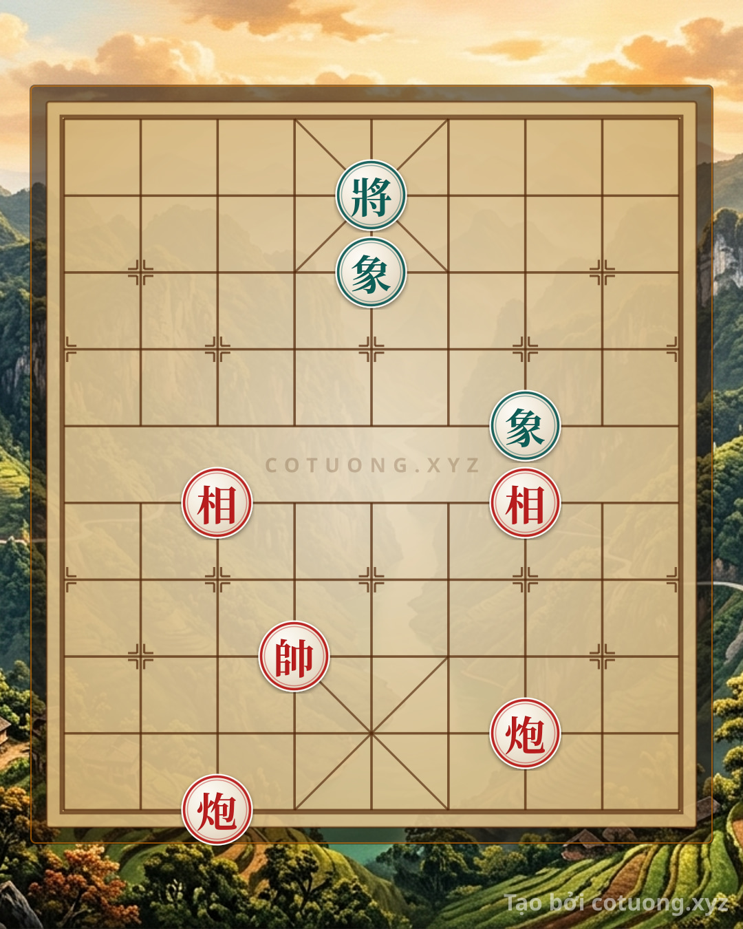 Challenge: Xiangqi: The Divine Chessboard - Red General Must Choose Between Tactical Strike or Strategic Play - Can you solve it?