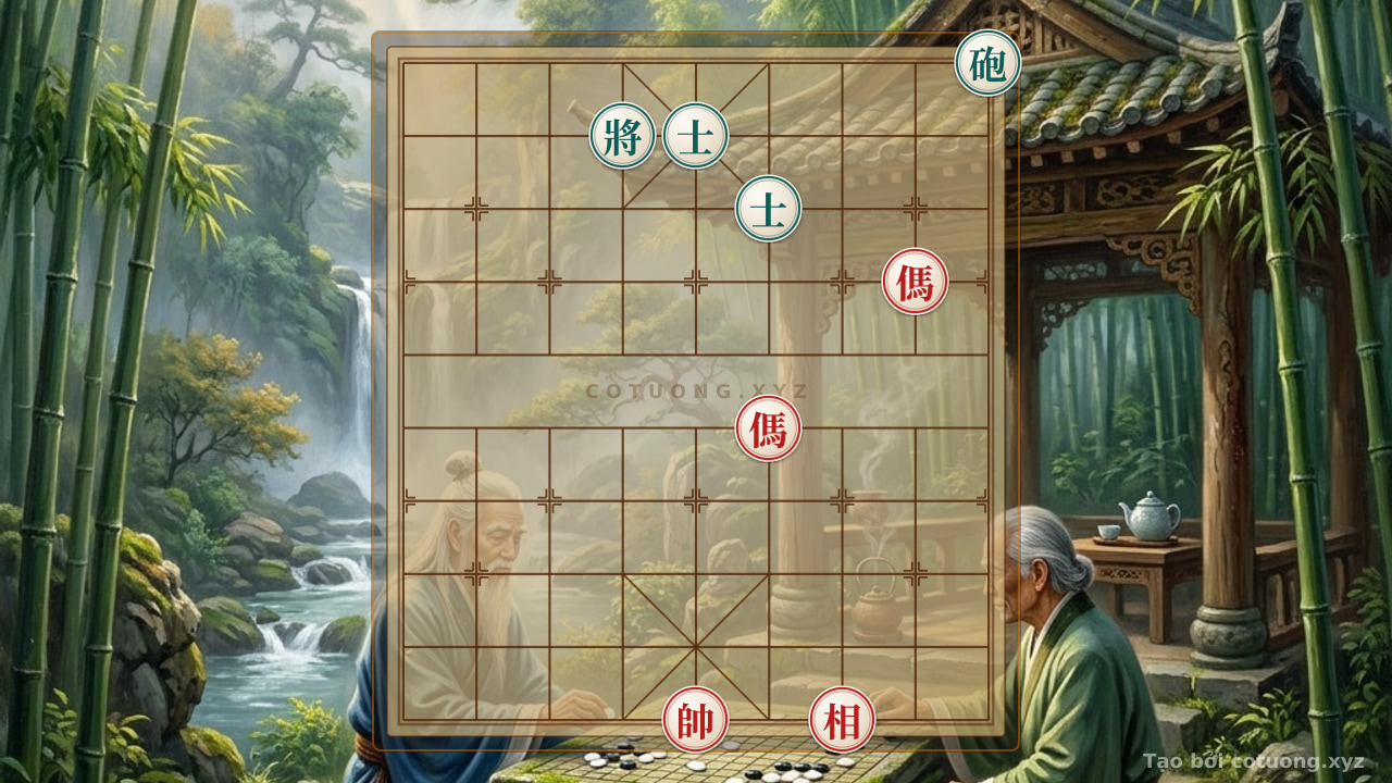 Thế cờ: Red General's Victory: Strategic Traps and Counterattacks — Cờ Tướng Online