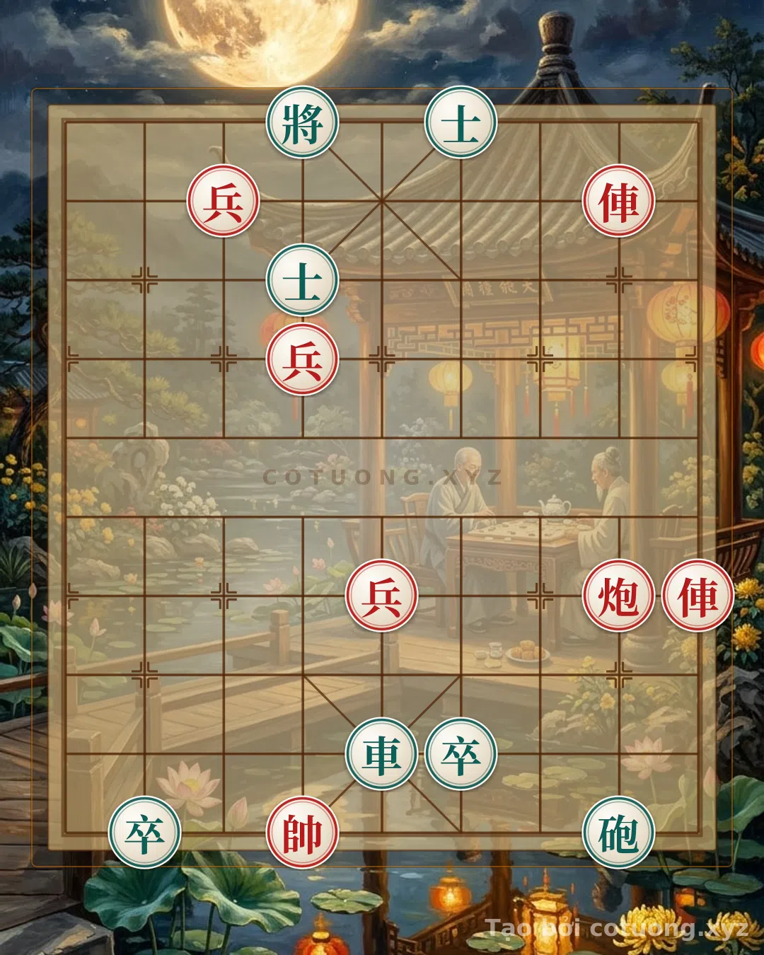Thế cờ: Cờ Tướng: Kế Đạo 'Xe Đâm Thổ' - Chiến Thuật Cổ Xưa Từ Trận Bạch Đằng — Cờ Tướng Online