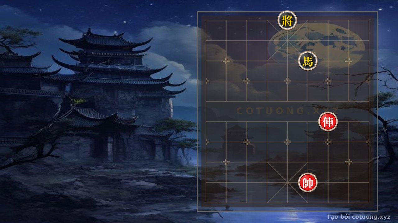 Thế cờ: The Ultimate Speed Checkmate: Red Chariot's Straight Attack - 3 Moves to Crush Black's Horse in a Flash — Cờ Tướng Online
