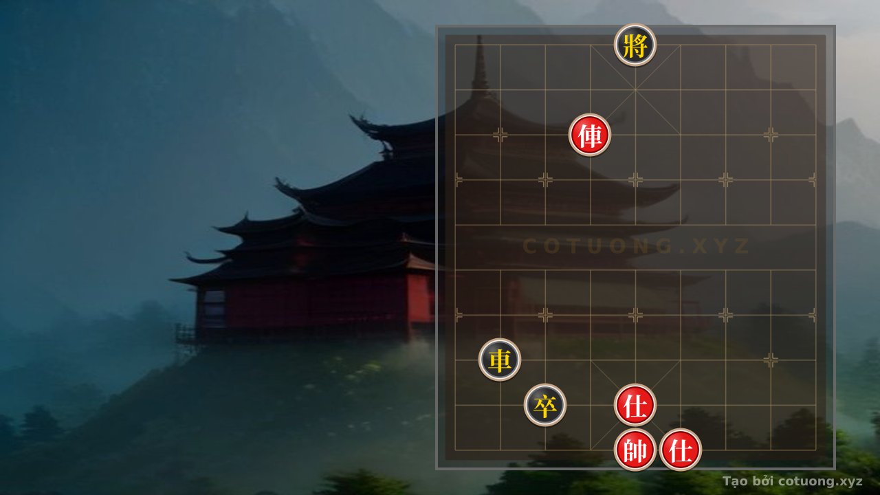 Thế cờ: Red General: Black Chariot Strategy in Row 2 Column 3 - Winning Tactics — Cờ Tướng Online