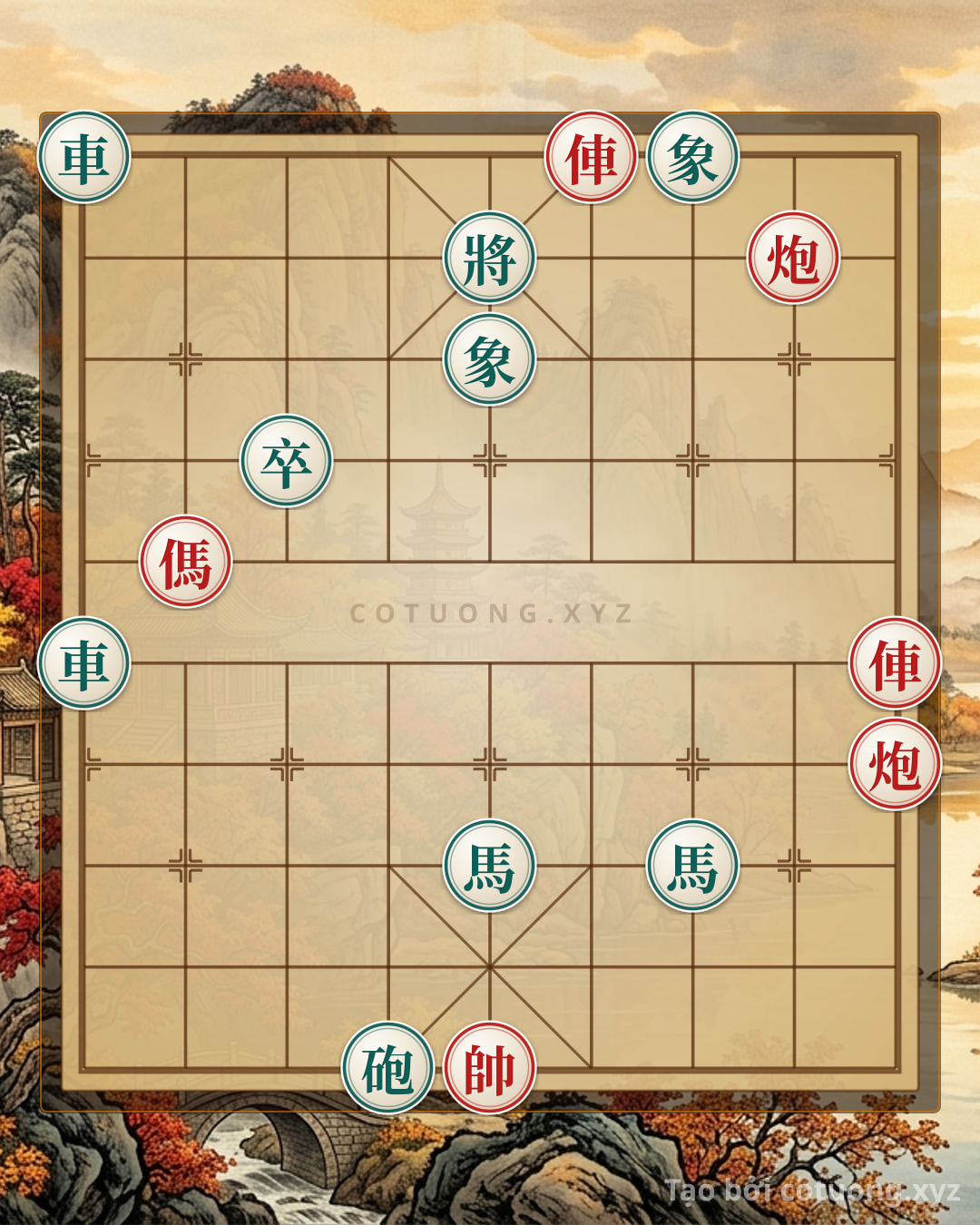 Challenge: Discover the Thrilling Xiangqi Strategy - Red Wins with Harmony - Can you solve it?