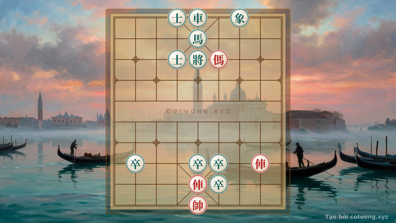 Thế cờ: Red General: The Deadly Strategy of the Red Horse on File 4 Rank 8 — Cờ Tướng Online