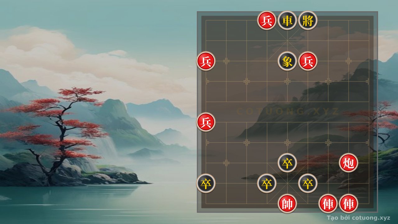 Thế cờ: Red General Formation: Red Pawn at 6-10 - Tactical Suicide and Counterattack — Cờ Tướng Online