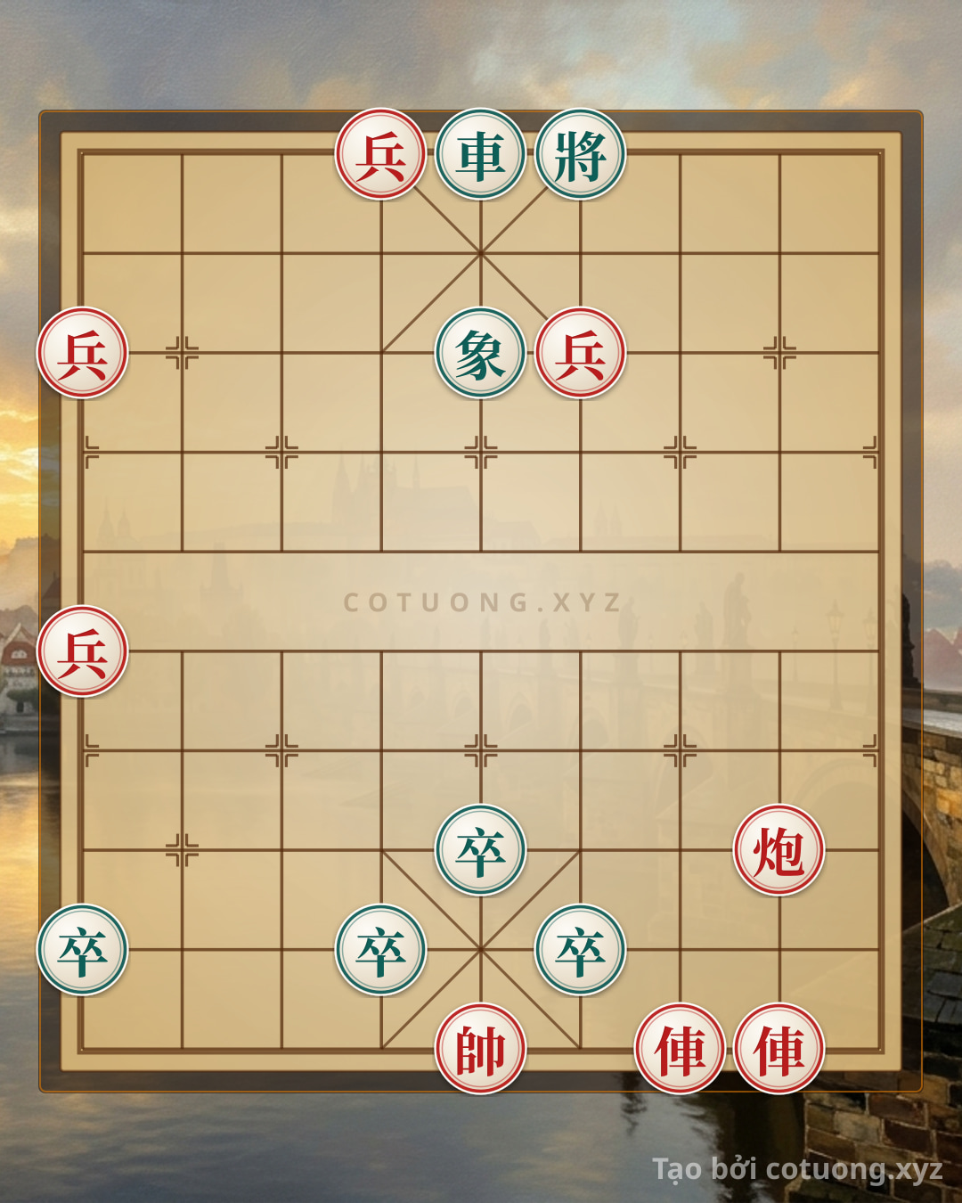 Challenge: Red General Formation: Red Pawn at 6-10 - Tactical Suicide and Counterattack - Can you solve it?