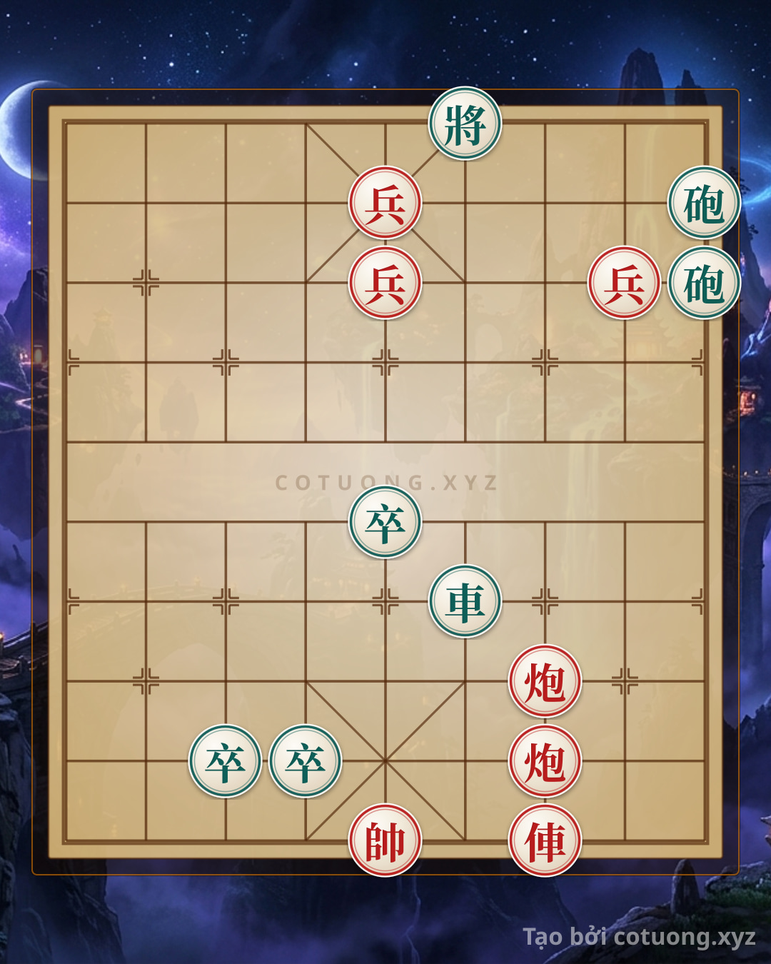 Challenge: Xiangqi: Red vs Black - Strategy with Rook vs Cannon, Pawn Shoots General - Can you solve it?