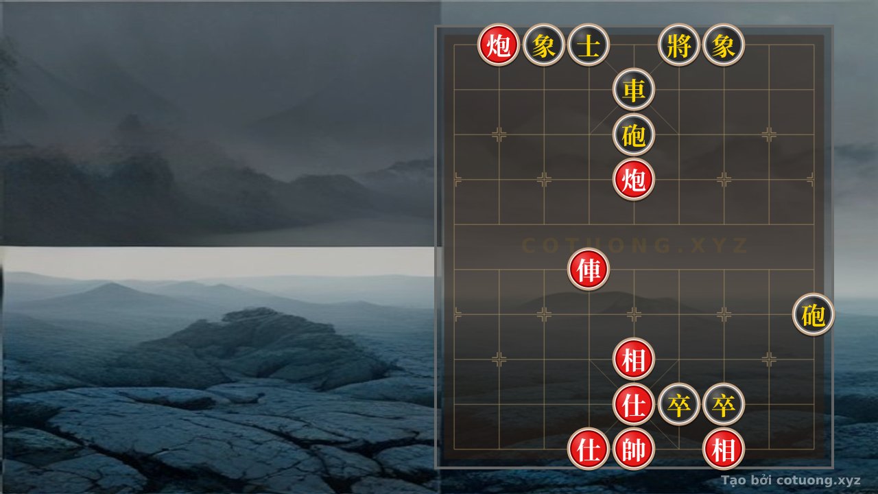 Thế cờ: Red General Chess: Red Cannon on 8th Rank 10 - Strategy to Defeat Black Chariot on 5th Rank 9 — Cờ Tướng Online